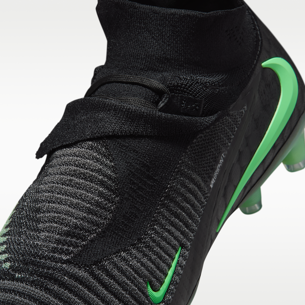 Women's Nike Phantom 6 High Elite Artificial-Grass Soccer Cleats - Black/Black/Illusion Green