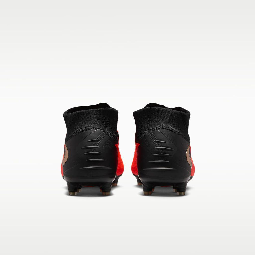 Nike Phantom 6 High Elite Artificial-Grass Soccer Cleats - Bright Crimson/Bright Crimson/Black - Image 6