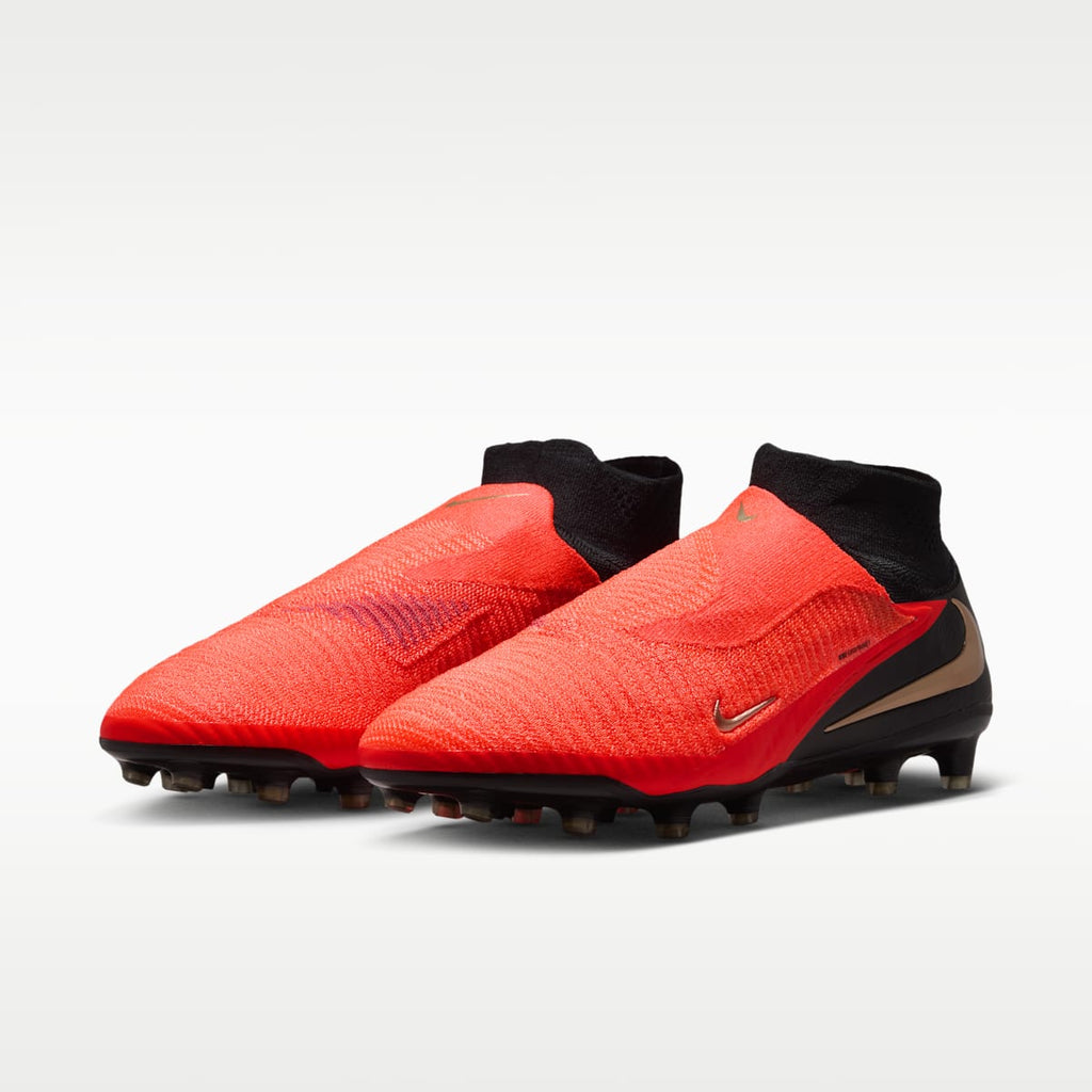 Nike Phantom 6 High Elite Artificial-Grass Soccer Cleats - Bright Crimson/Bright Crimson/Black - Image 5