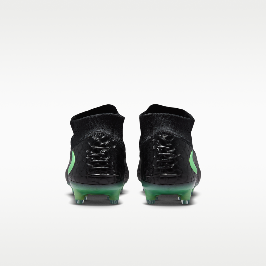 Women's Nike Phantom 6 High Elite Artificial-Grass Soccer Cleats - Black/Black/Illusion Green