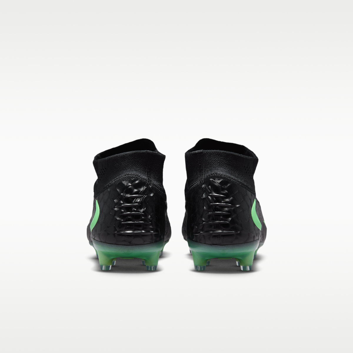 Women's Nike Phantom 6 High Elite Artificial-Grass Soccer Cleats - Black/Black/Illusion Green