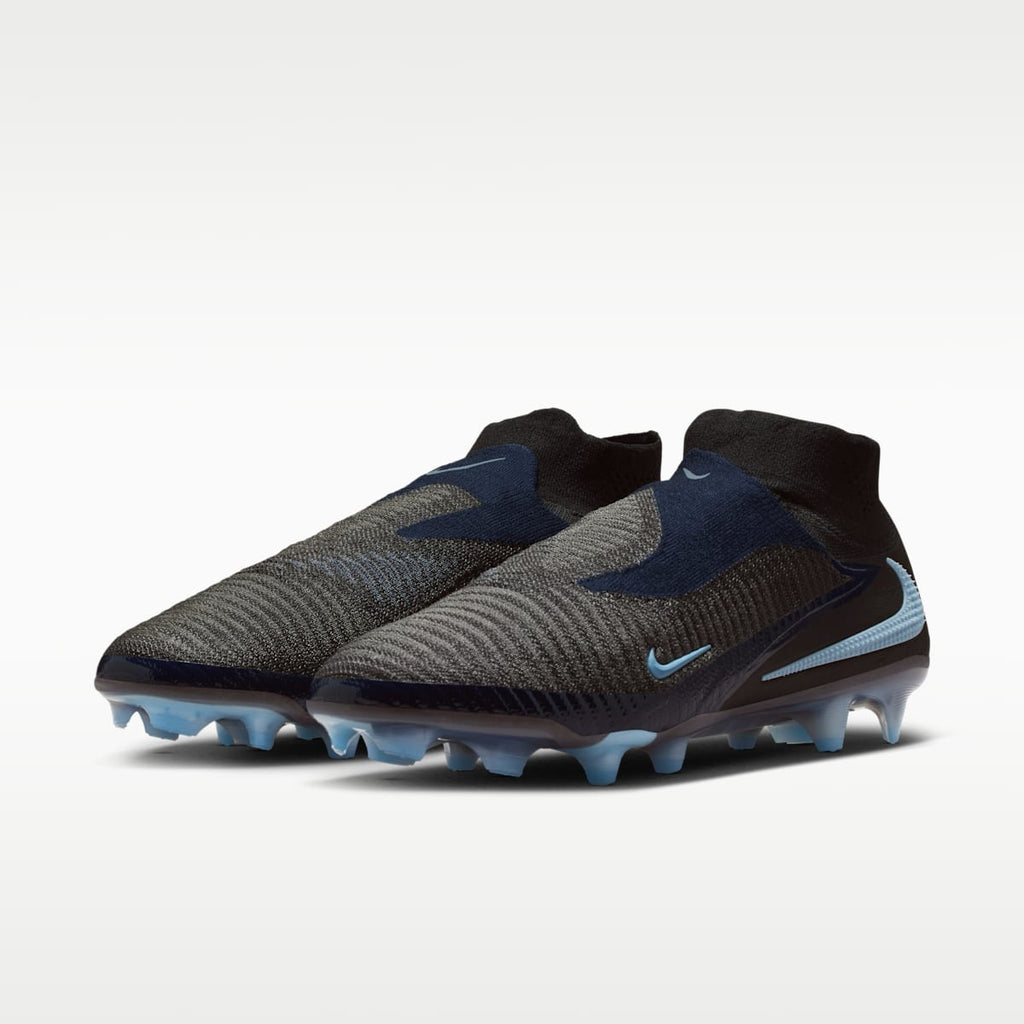 Nike Phantom 6 High Elite Firm-Ground Soccer Cleats - Black/Black - Image 5