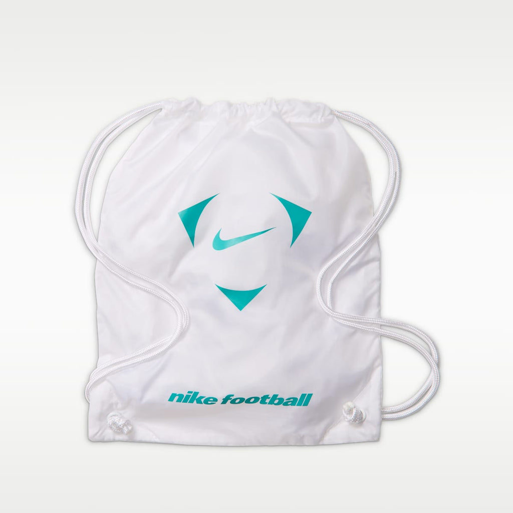 Nike Phantom 6 High Elite Firm-Ground Soccer Cleats - White/White/Dusty Cactus - Image 10