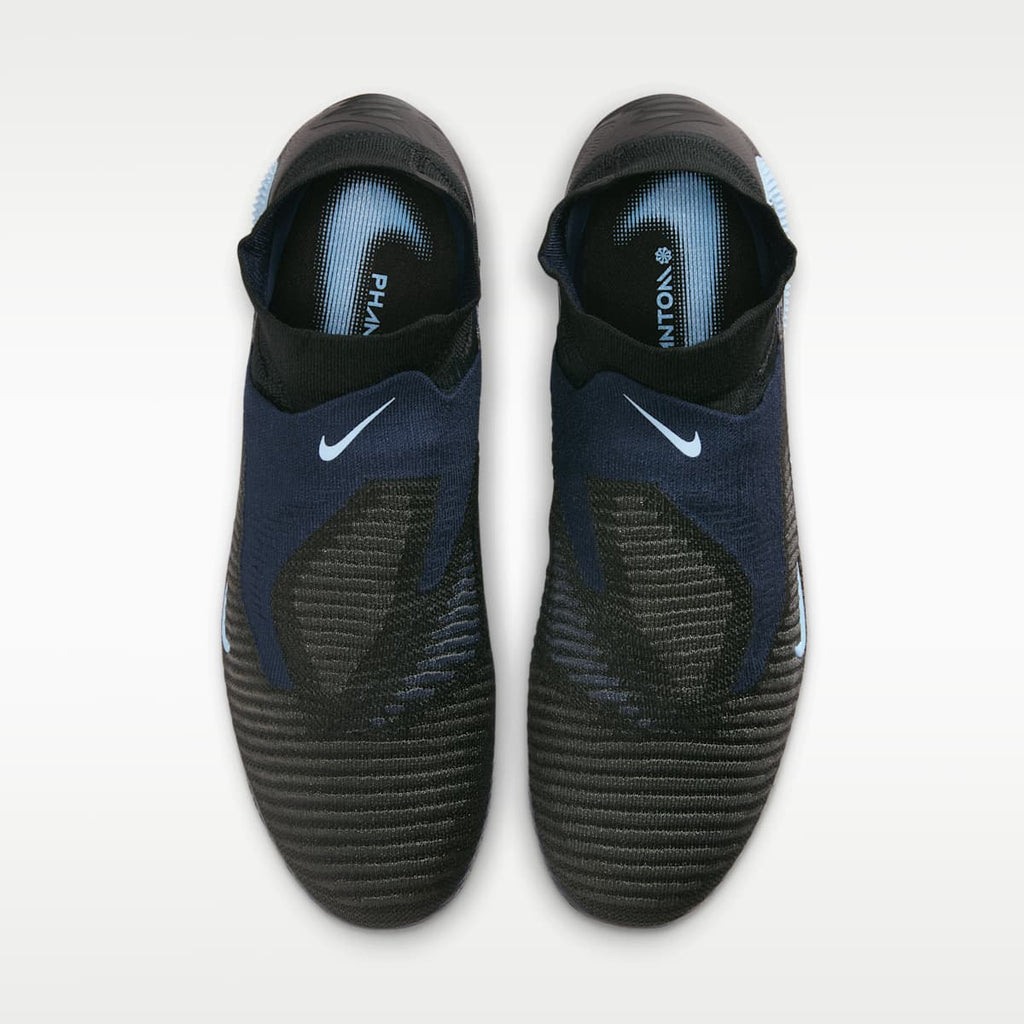 Nike Phantom 6 High Elite Firm-Ground Soccer Cleats - Black/Black - Image 4