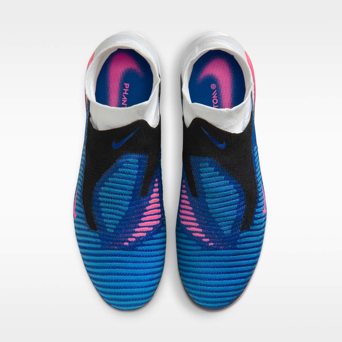Nike Phantom 6 High Elite Firm-Ground Soccer Cleats - Racer Blue/White/Pink Blast - Image 4