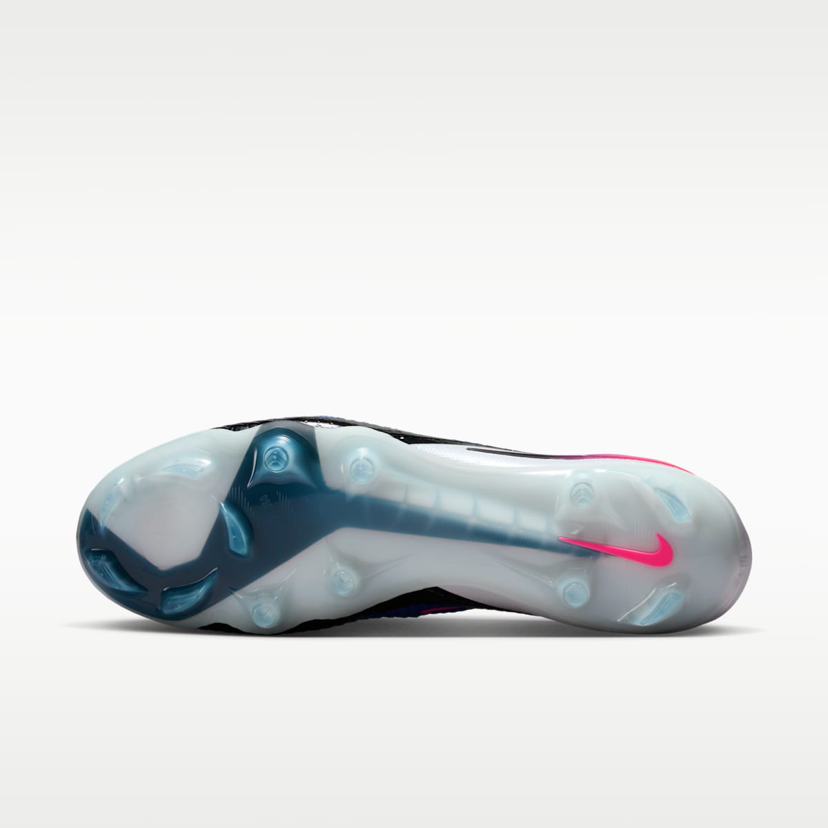 Nike Phantom 6 High Elite Firm-Ground Soccer Cleats - Racer Blue/White/Pink Blast - Image 2