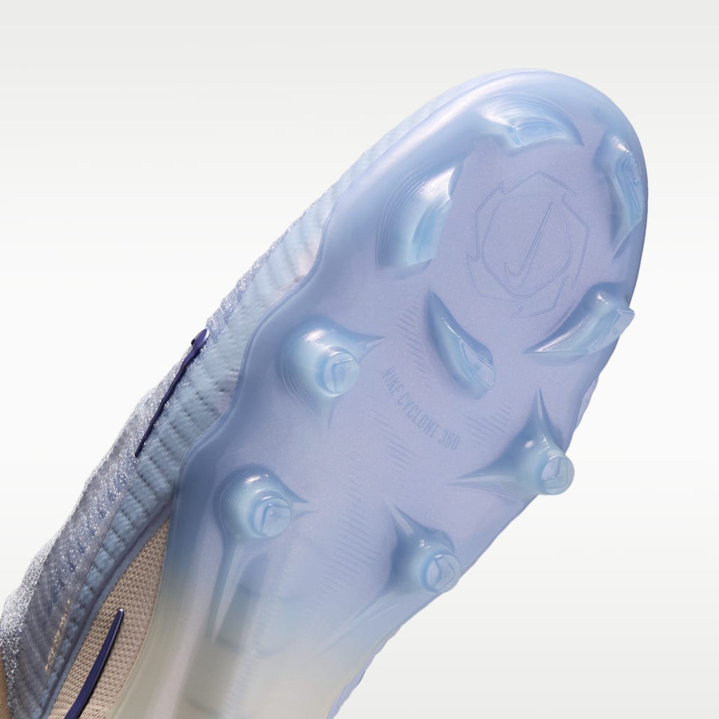 Nike Phantom 6 High Elite LV8 Firm-Ground Soccer Cleats - Ghost/Guava Ice/Ghost - Image 7