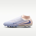 Nike Phantom 6 High Elite LV8 Firm-Ground Soccer Cleats - Ghost/Guava Ice/Ghost - Image 1