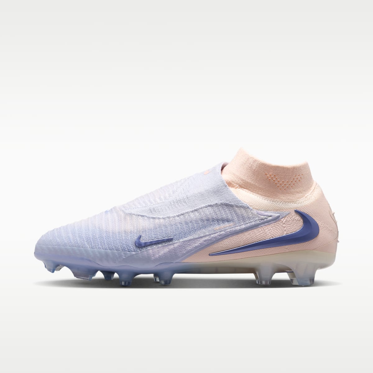 Nike Phantom 6 High Elite LV8 Firm-Ground Soccer Cleats - Ghost/Guava Ice/Ghost - Image 1