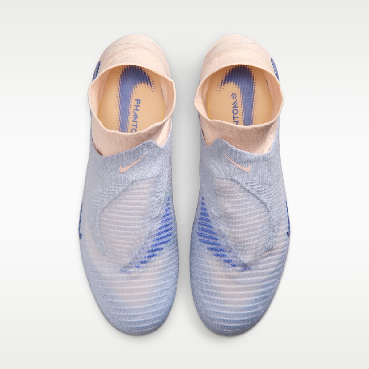 Nike Phantom 6 High Elite LV8 Firm-Ground Soccer Cleats - Ghost/Guava Ice/Ghost - Image 4