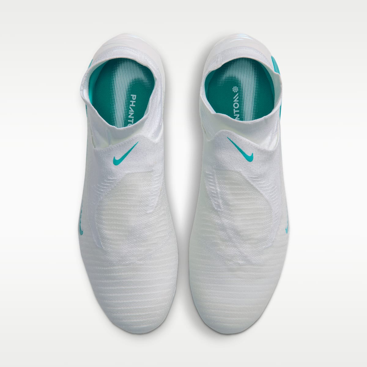 Women's Nike Phantom 6 High Elite Firm-Ground Soccer Cleats - White/White/Dusty Cactus