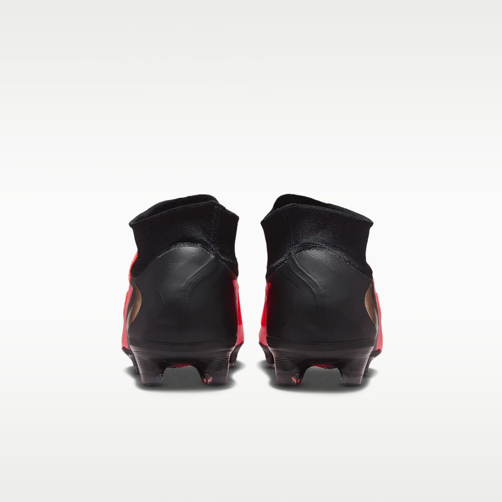 Nike Phantom 6 High Pro Firm-Ground Soccer Cleats - Bright Crimson/Black/Blur - Image 6