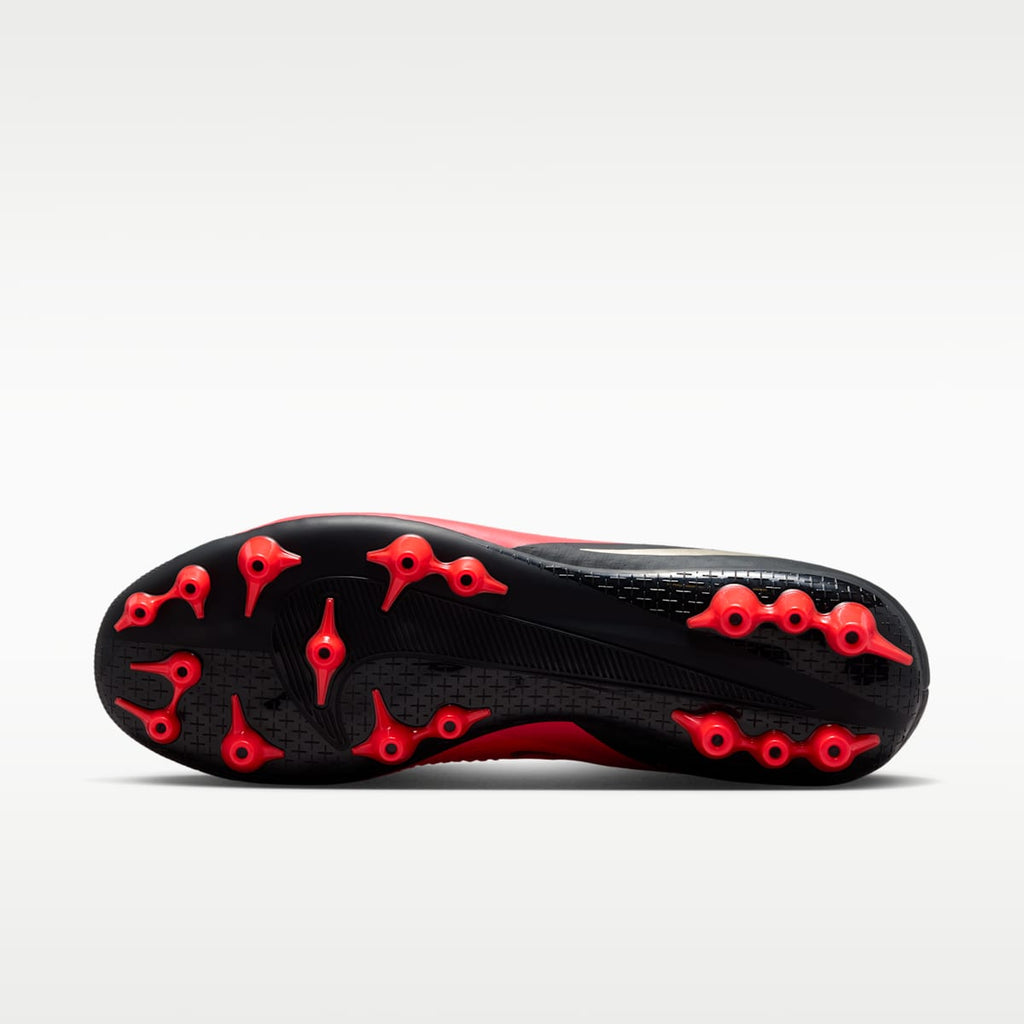 Women's Nike Phantom 6 Low Academy Artificial-Grass Soccer Cleats - Bright Crimson/Black/Blur