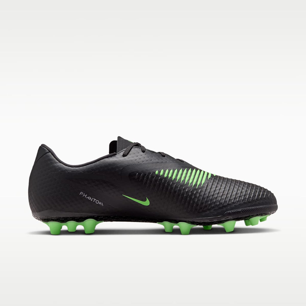 Women's Nike Phantom 6 Low Academy Artificial-Grass Soccer Cleats - Black/Black/Illusion Green