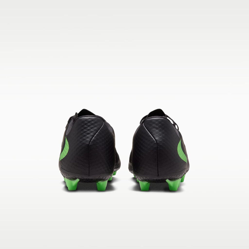 Nike Phantom 6 Low Academy Artificial-Grass Soccer Cleats - Black/Black/Illusion Green - Image 6