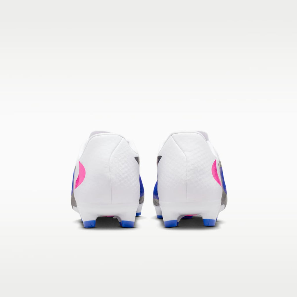 Nike Phantom 6 Low Academy Multi-Ground Soccer Cleats - Racer Blue/White/Pink Blast - Image 6