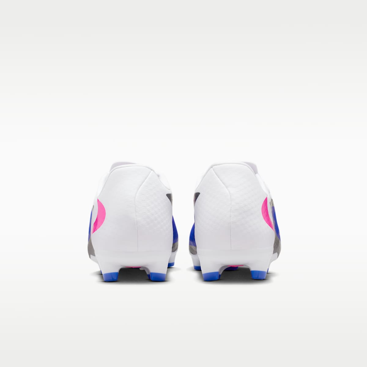 Nike Phantom 6 Low Academy Multi-Ground Soccer Cleats - Racer Blue/White/Pink Blast - Image 6