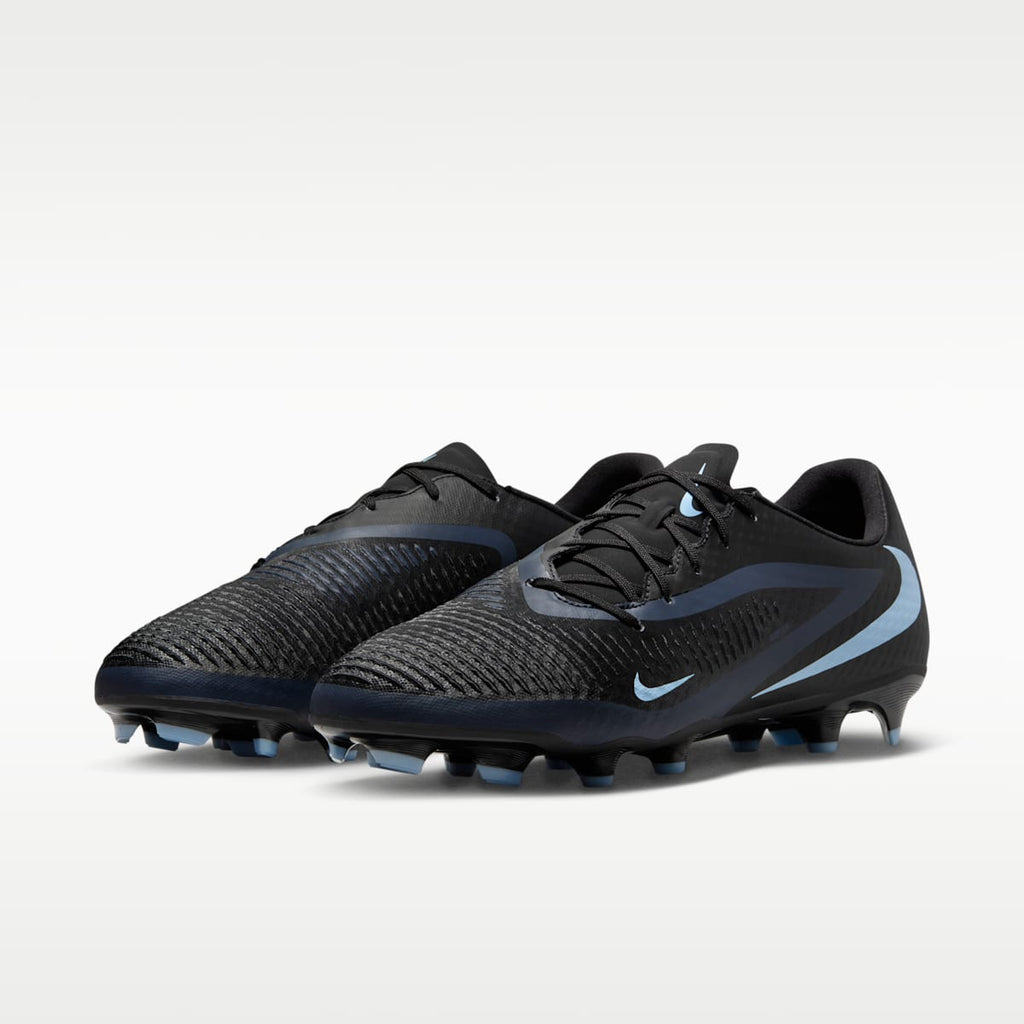 Nike Phantom 6 Low Academy Multi-Ground Soccer Cleats - Black/Black - Image 5