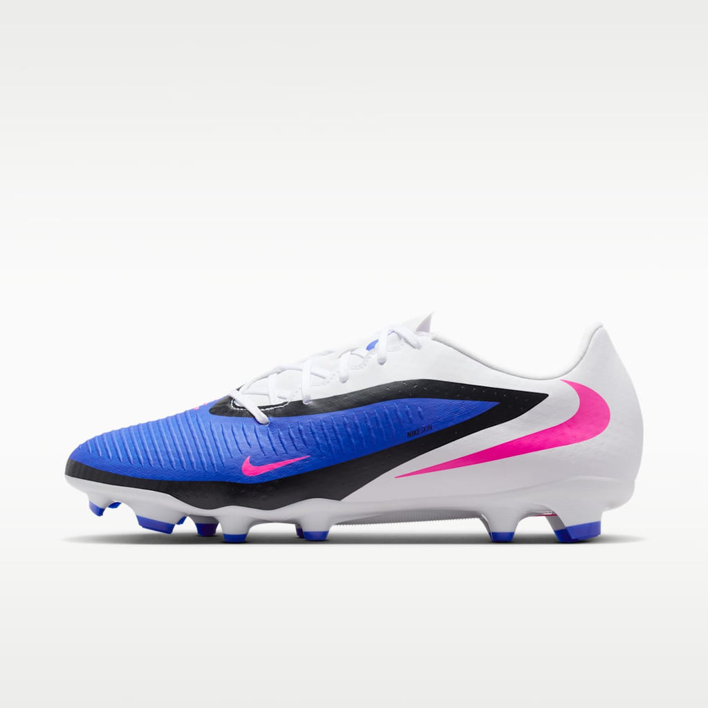 Women's Nike Phantom 6 Low Academy Multi-Ground Soccer Cleats - Racer Blue/White/Pink Blast