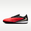 Nike Phantom 6 Low Academy Indoor/Court Soccer Shoes - Bright Crimson/Black/Blur - Image 1