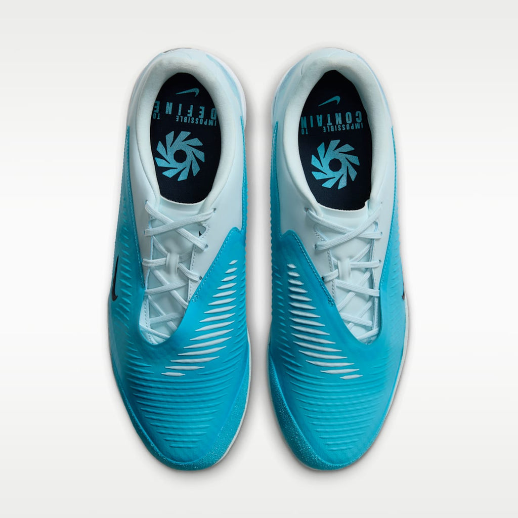 Nike Phantom 6 Low Academy "Erling Haaland" Indoor/Court Soccer Shoes - Baltic Blue/Glacier Blue/Blue Eclipse - Image 4