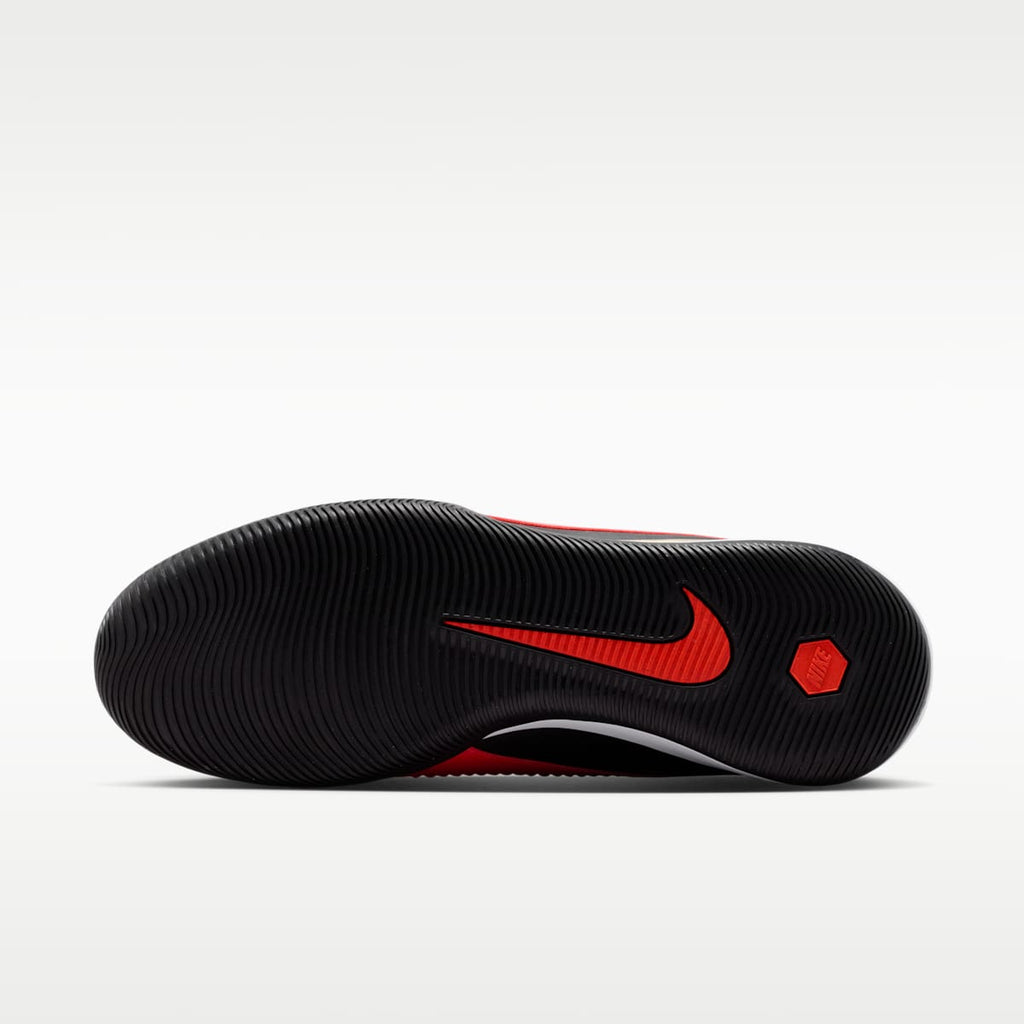 Nike Phantom 6 Low Academy Indoor/Court Soccer Shoes - Bright Crimson/Black/Blur - Image 2