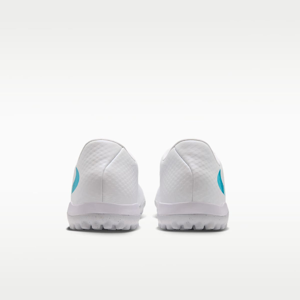 Nike Phantom 6 Low Academy Turf Soccer Shoes - White/White/Dusty Cactus - Image 6