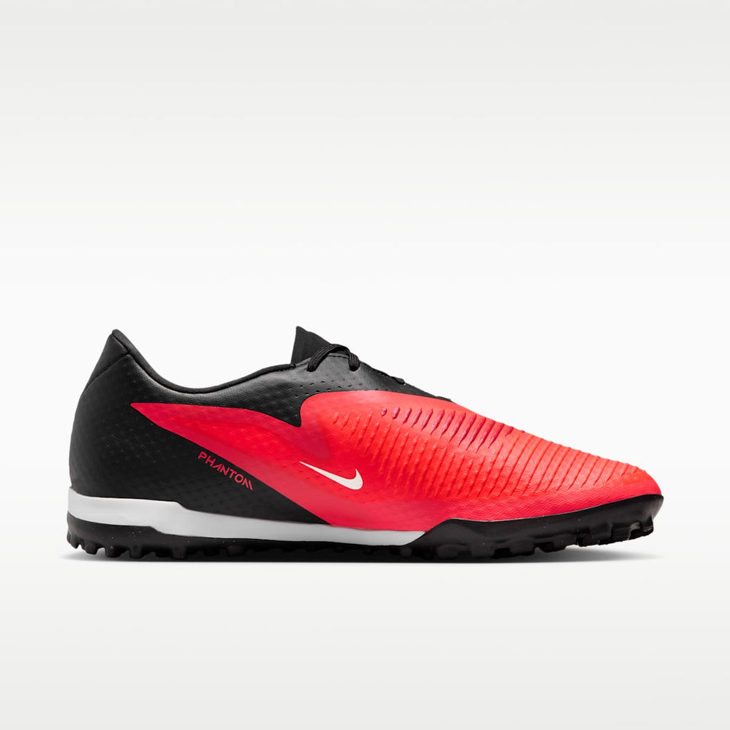 Women's Nike Phantom 6 Low Academy Turf Soccer Shoes - Bright Crimson/Black/Blur