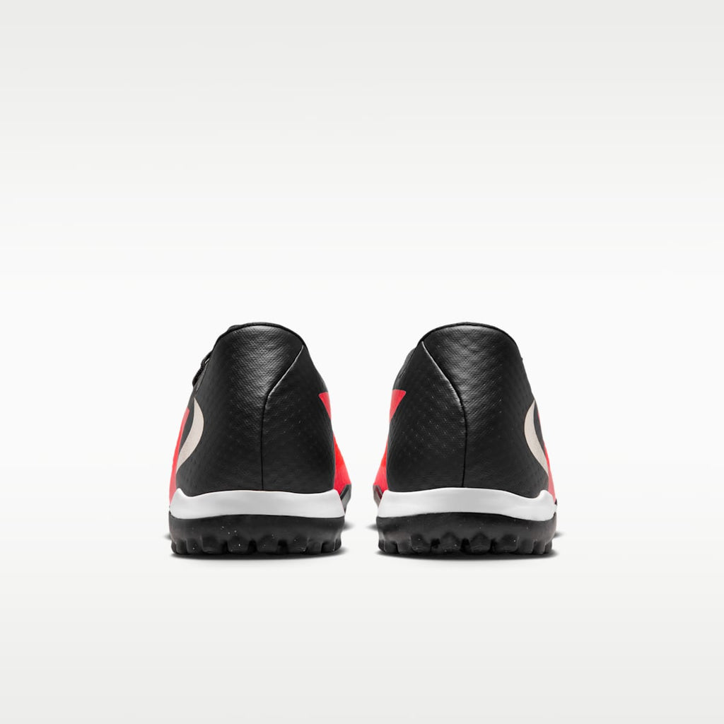 Women's Nike Phantom 6 Low Academy Turf Soccer Shoes - Bright Crimson/Black/Blur