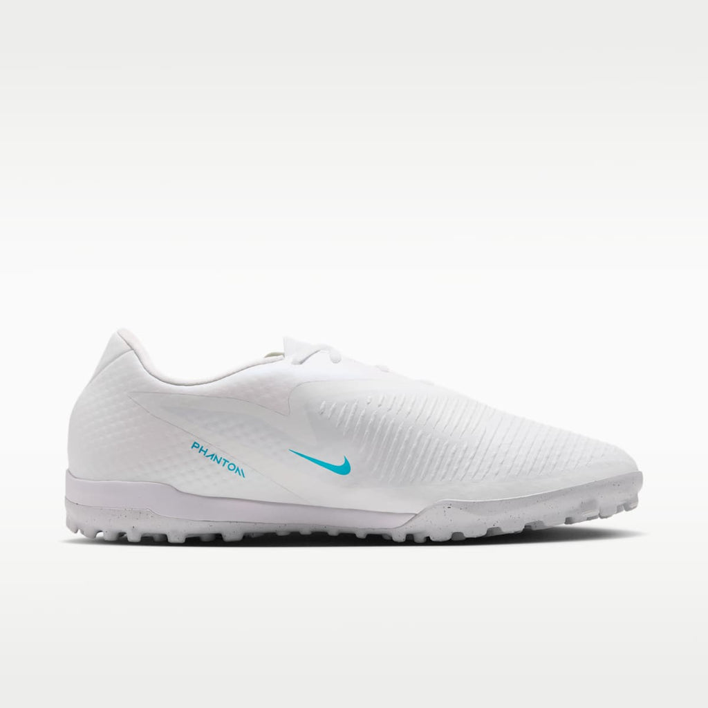 Women's Nike Phantom 6 Low Academy Turf Soccer Shoes - White/White/Dusty Cactus