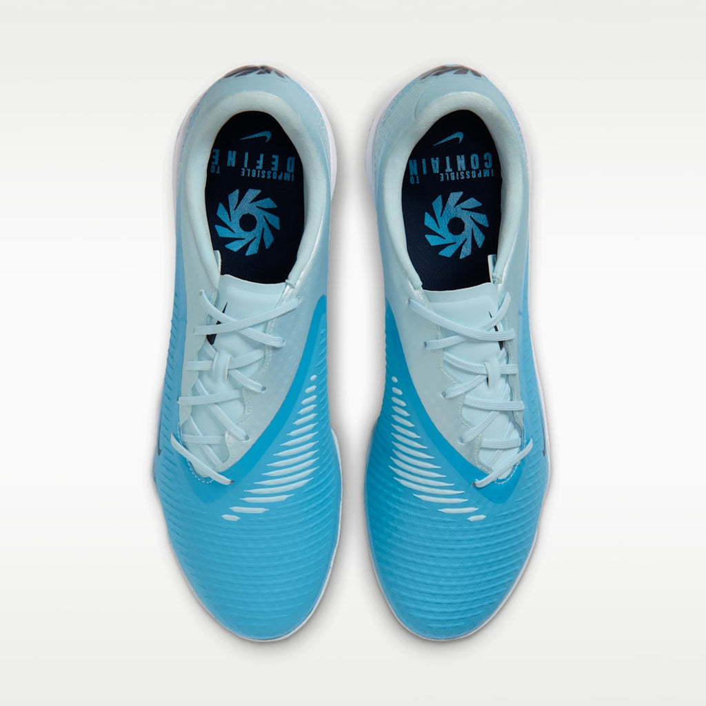 Nike Phantom 6 Low Academy "Erling Haaland" Turf Soccer Shoes - Baltic Blue/Glacier Blue/Blue Eclipse - Image 4