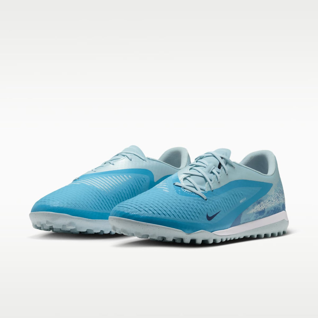 Nike Phantom 6 Low Academy "Erling Haaland" Turf Soccer Shoes - Baltic Blue/Glacier Blue/Blue Eclipse - Image 5