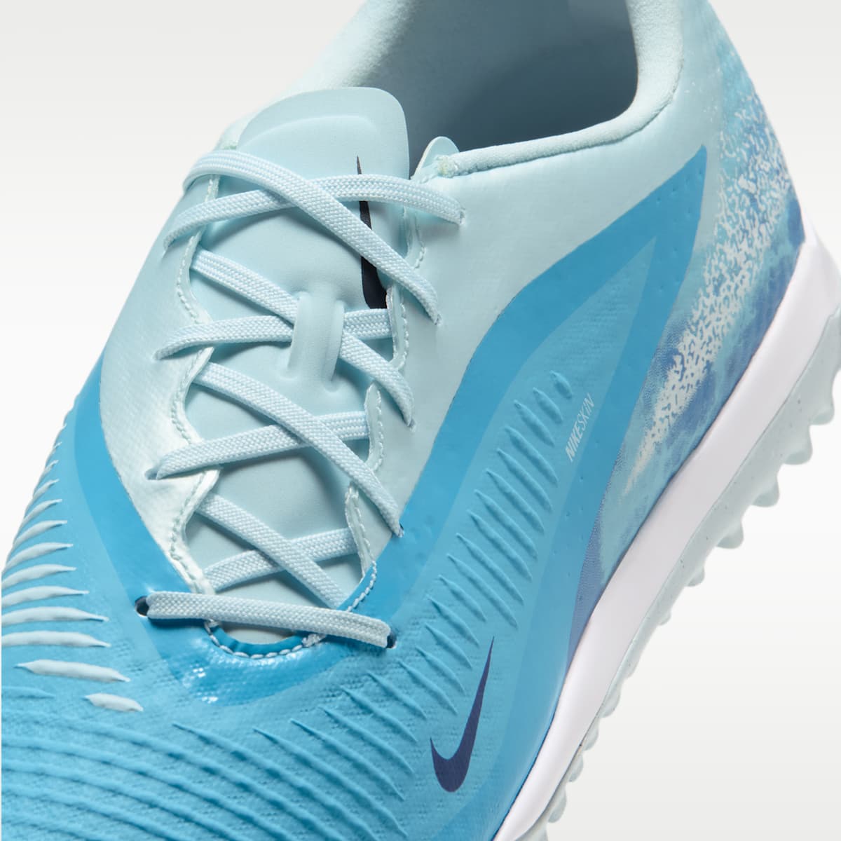 Nike Phantom 6 Low Academy "Erling Haaland" Turf Soccer Shoes - Baltic Blue/Glacier Blue/Blue Eclipse - Image 7