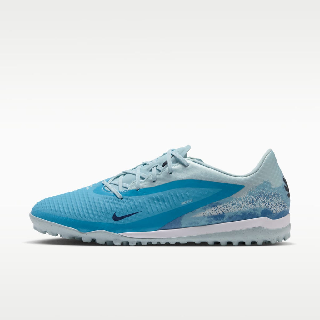 Nike Phantom 6 Low Academy "Erling Haaland" Turf Soccer Shoes - Baltic Blue/Glacier Blue/Blue Eclipse - Image 1