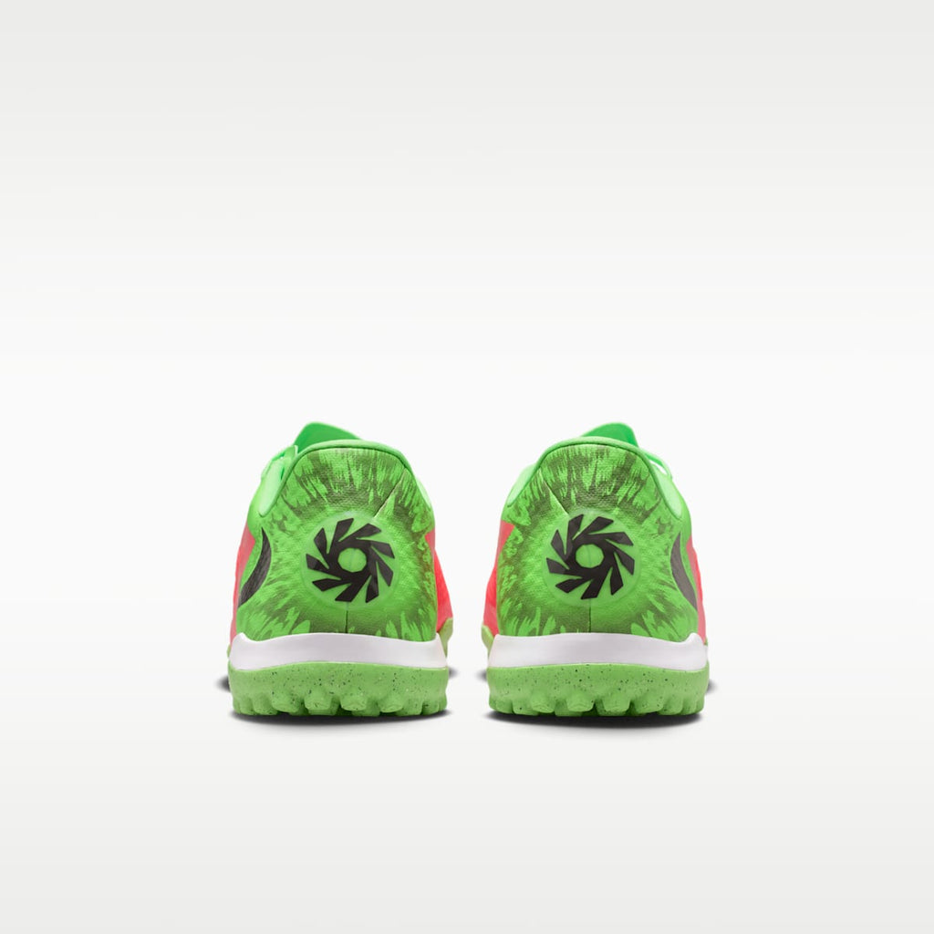 Nike Phantom 6 Low Academy "Erling Haaland" Turf Soccer Shoes - Hot Punch/Green Strike/Black - Image 6