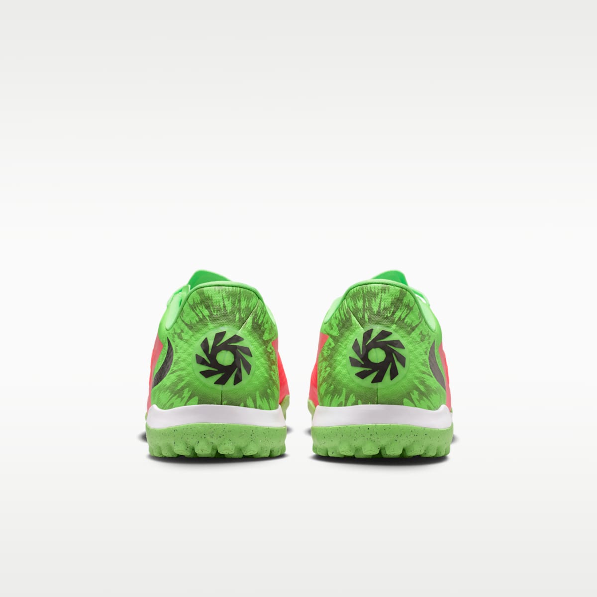 Nike Phantom 6 Low Academy "Erling Haaland" Turf Soccer Shoes - Hot Punch/Green Strike/Black - Image 6