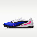 Nike Phantom 6 Low Academy Turf Soccer Shoes - Racer Blue/White/Pink Blast - Image 1