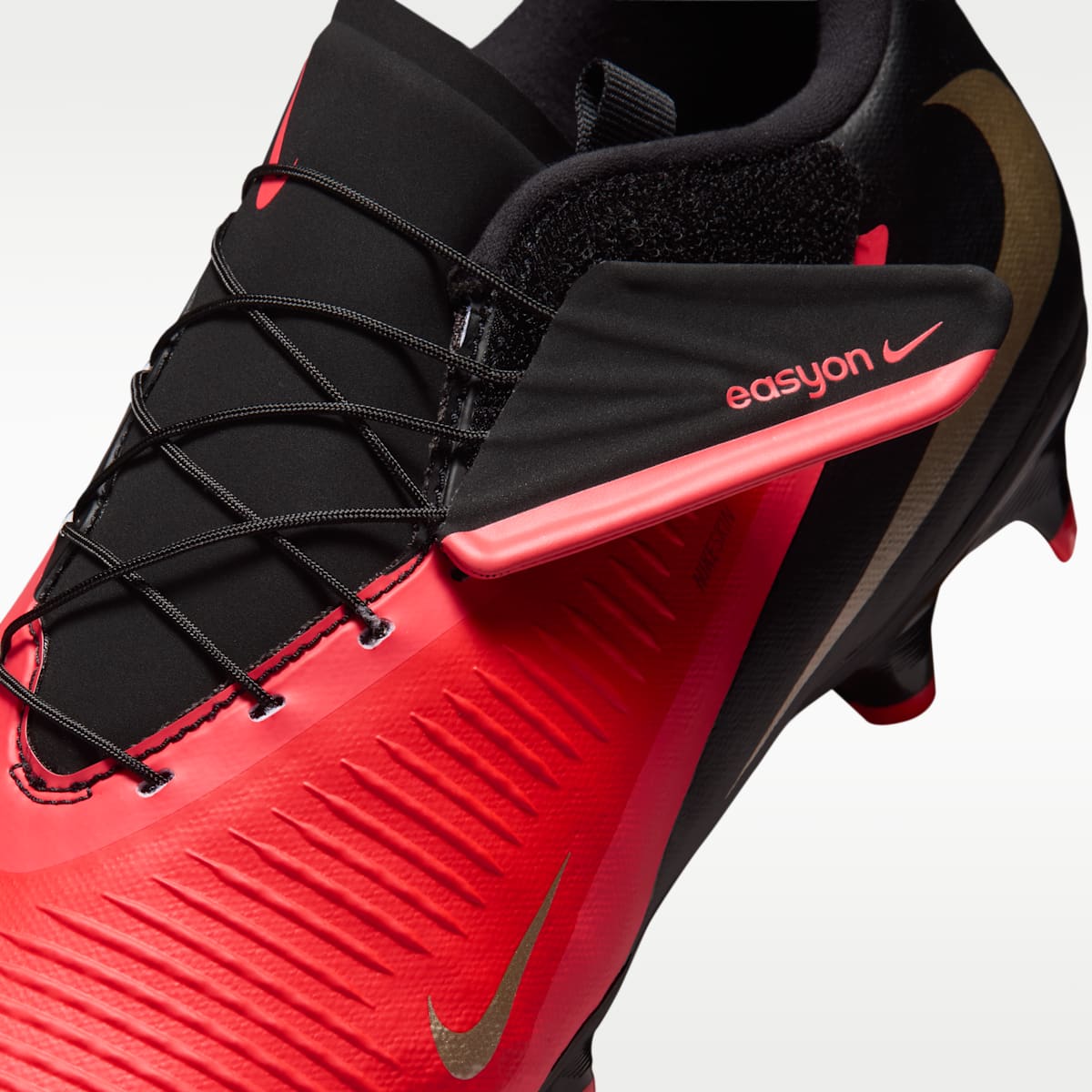 Nike Phantom 6 Low Academy EasyOn Multi-Ground Soccer Cleats - Bright Crimson/Black/Blur - Image 8