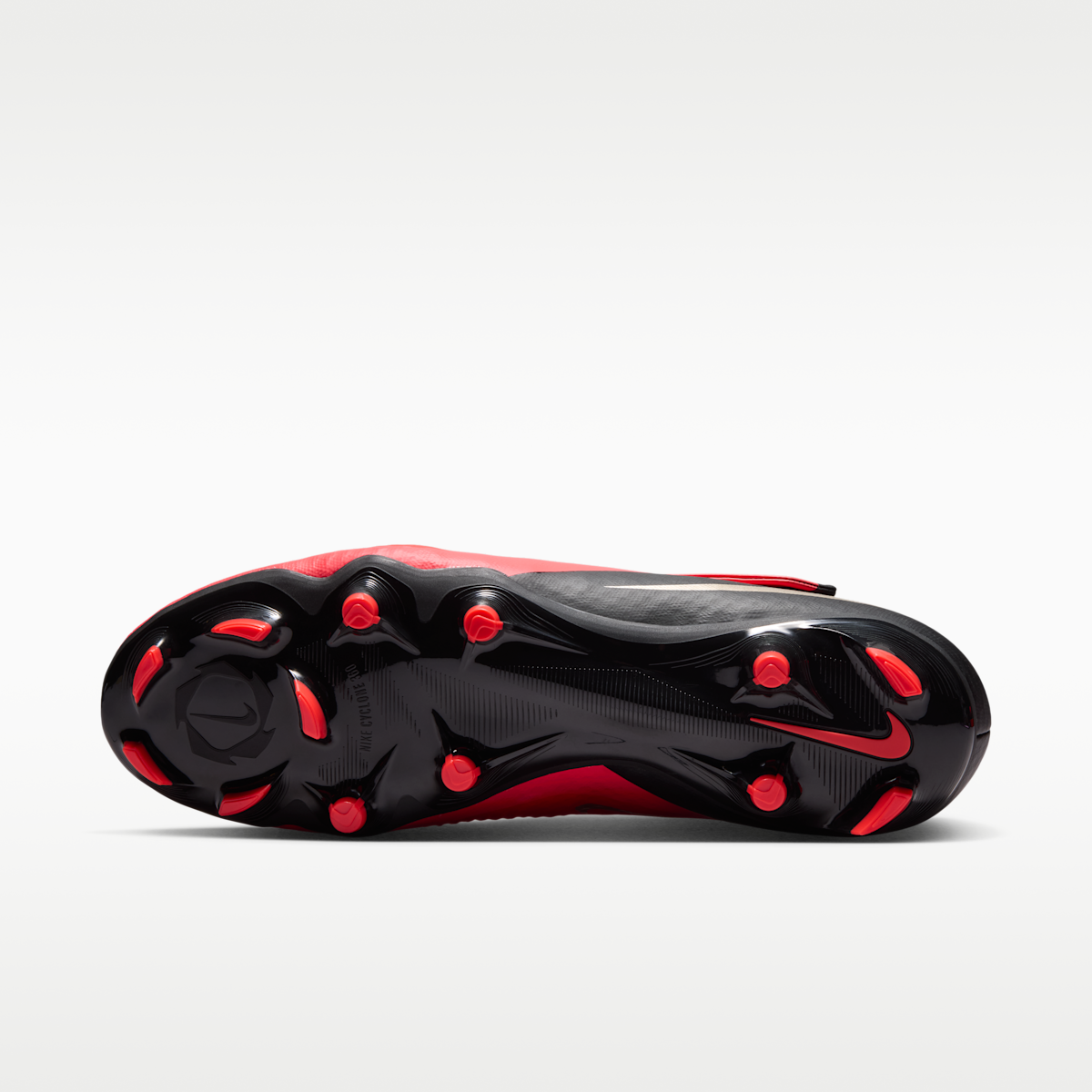 Women's Nike Phantom 6 Low Academy EasyOn Multi-Ground Soccer Cleats - Bright Crimson/Black/Blur