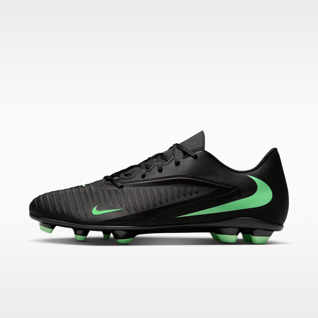 Nike Phantom 6 Low Club Multi-Ground Soccer Cleats - Black/Black/Illusion Green - Image 1