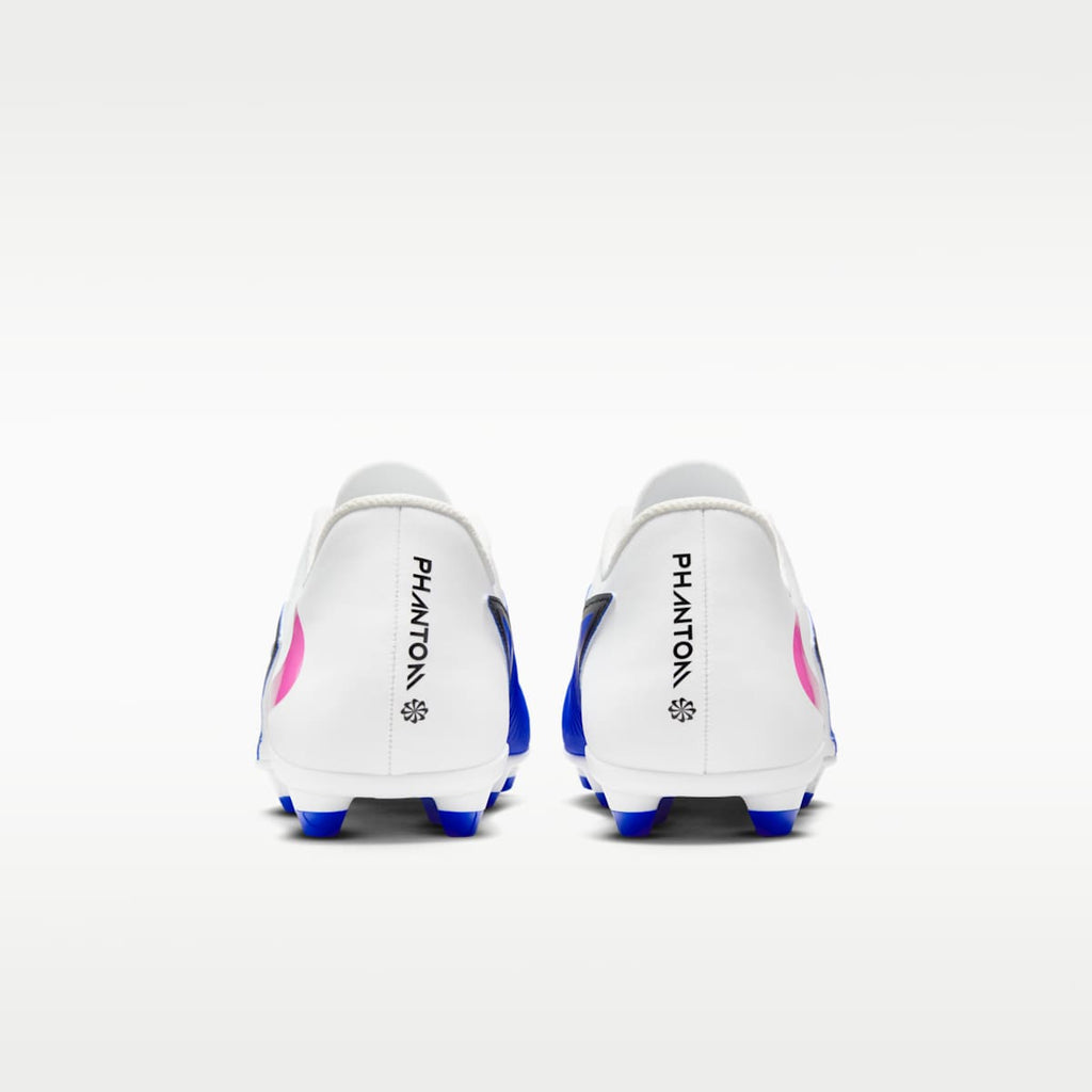 Women's Nike Phantom 6 Low Club Multi-Ground Soccer Cleats - Racer Blue/White/Pink Blast