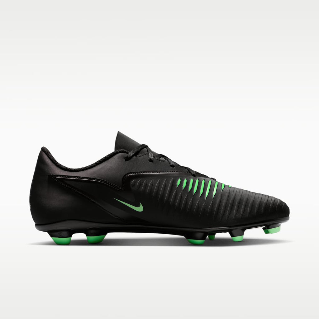 Nike Phantom 6 Low Club Multi-Ground Soccer Cleats - Black/Black/Illusion Green - Image 3