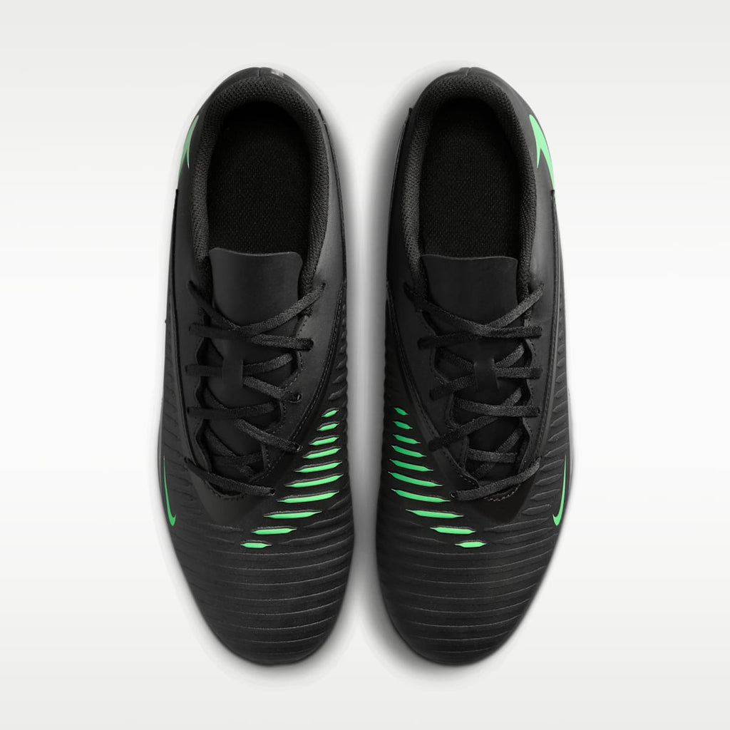 Nike Phantom 6 Low Club Multi-Ground Soccer Cleats - Black/Black/Illusion Green - Image 4