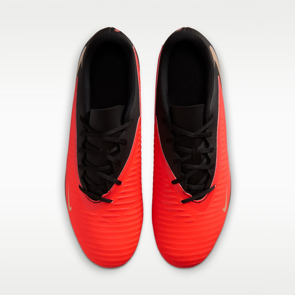 Nike Phantom 6 Low Club Multi-Ground Soccer Cleats - Bright Crimson/Black/Blur - Image 4