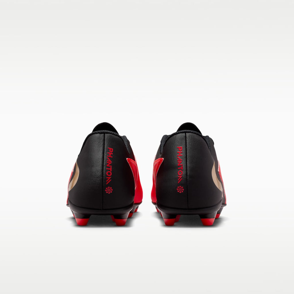 Nike Phantom 6 Low Club Multi-Ground Soccer Cleats - Bright Crimson/Black/Blur - Image 6