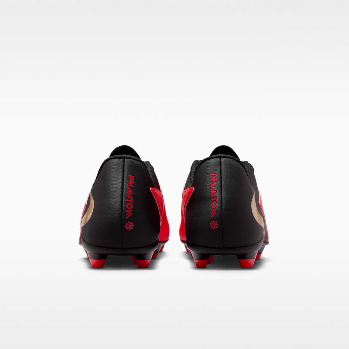 Nike Phantom 6 Low Club Multi-Ground Soccer Cleats - Bright Crimson/Black/Blur - Image 6