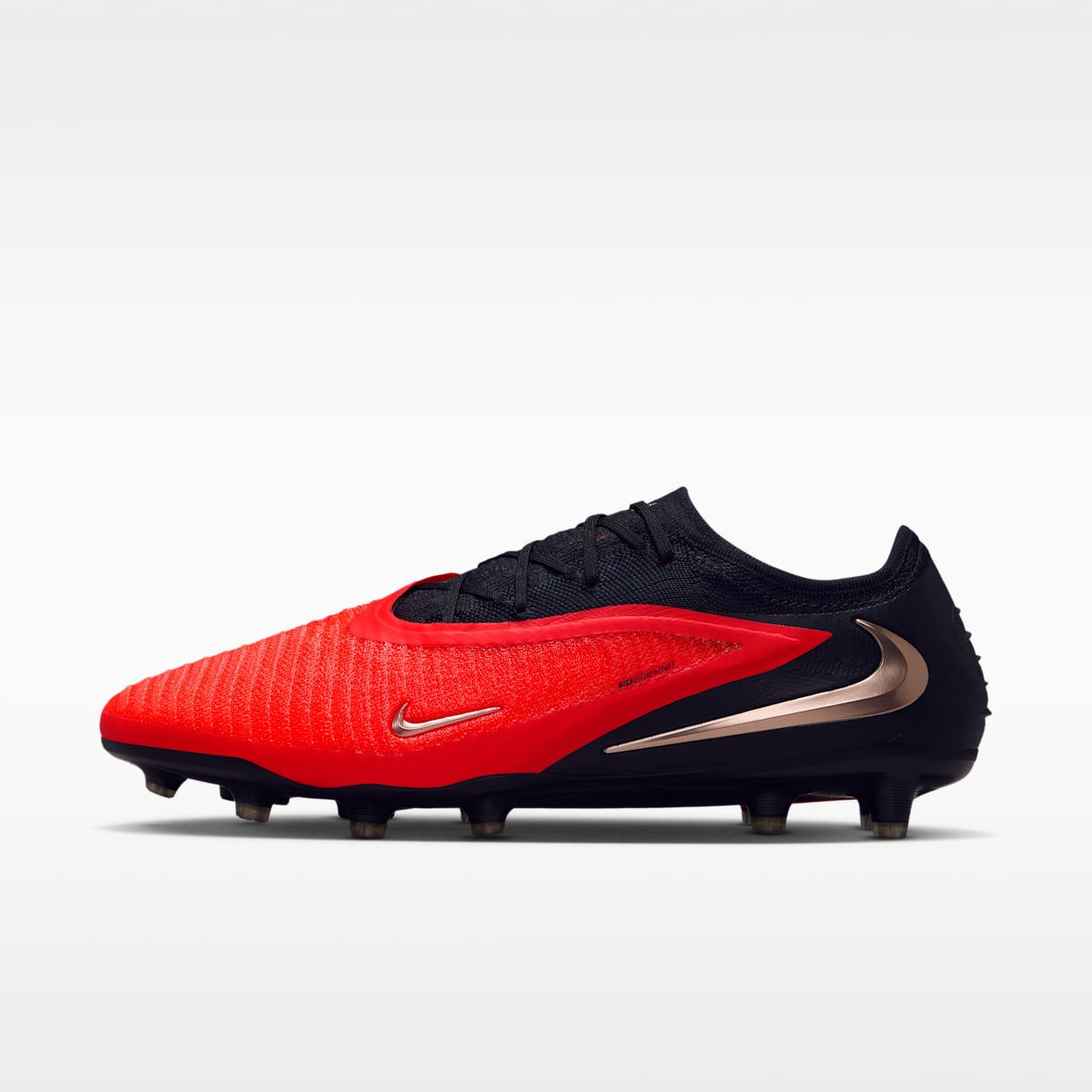 Nike Phantom 6 Low Elite Artificial-Grass Soccer Cleats - Bright Crimson/Bright Crimson/Black - Image 1