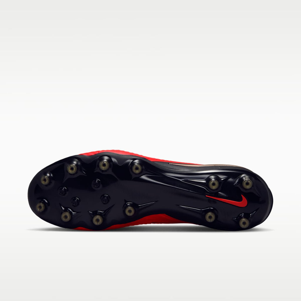 Nike Phantom 6 Low Elite Artificial-Grass Soccer Cleats - Bright Crimson/Bright Crimson/Black - Image 2