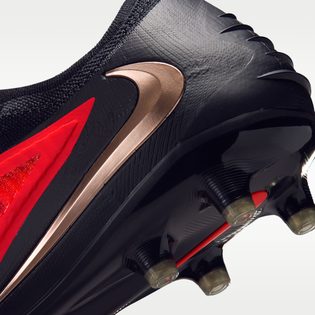 Nike Phantom 6 Low Elite Artificial-Grass Soccer Cleats - Bright Crimson/Bright Crimson/Black - Image 9