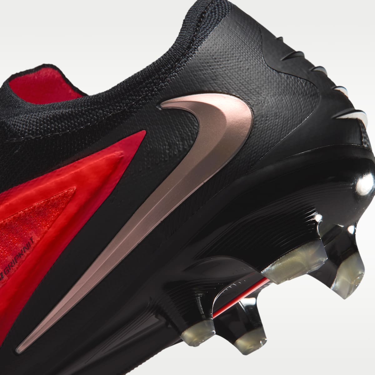 Nike Phantom 6 Low Elite Firm-Ground Soccer Cleats - Bright Crimson/Bright Crimson/Black - Image 9